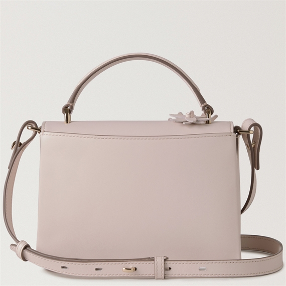 Mulberry Small Lana Top Handle Blossom Pink High Gloss Leather & Flowers